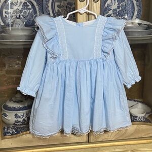 Cecil & Lou light blue dress 18m baby girl boutique